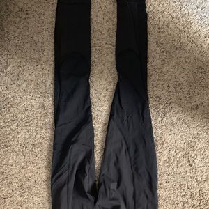 Lululemon leggings with polka dot ombré band
